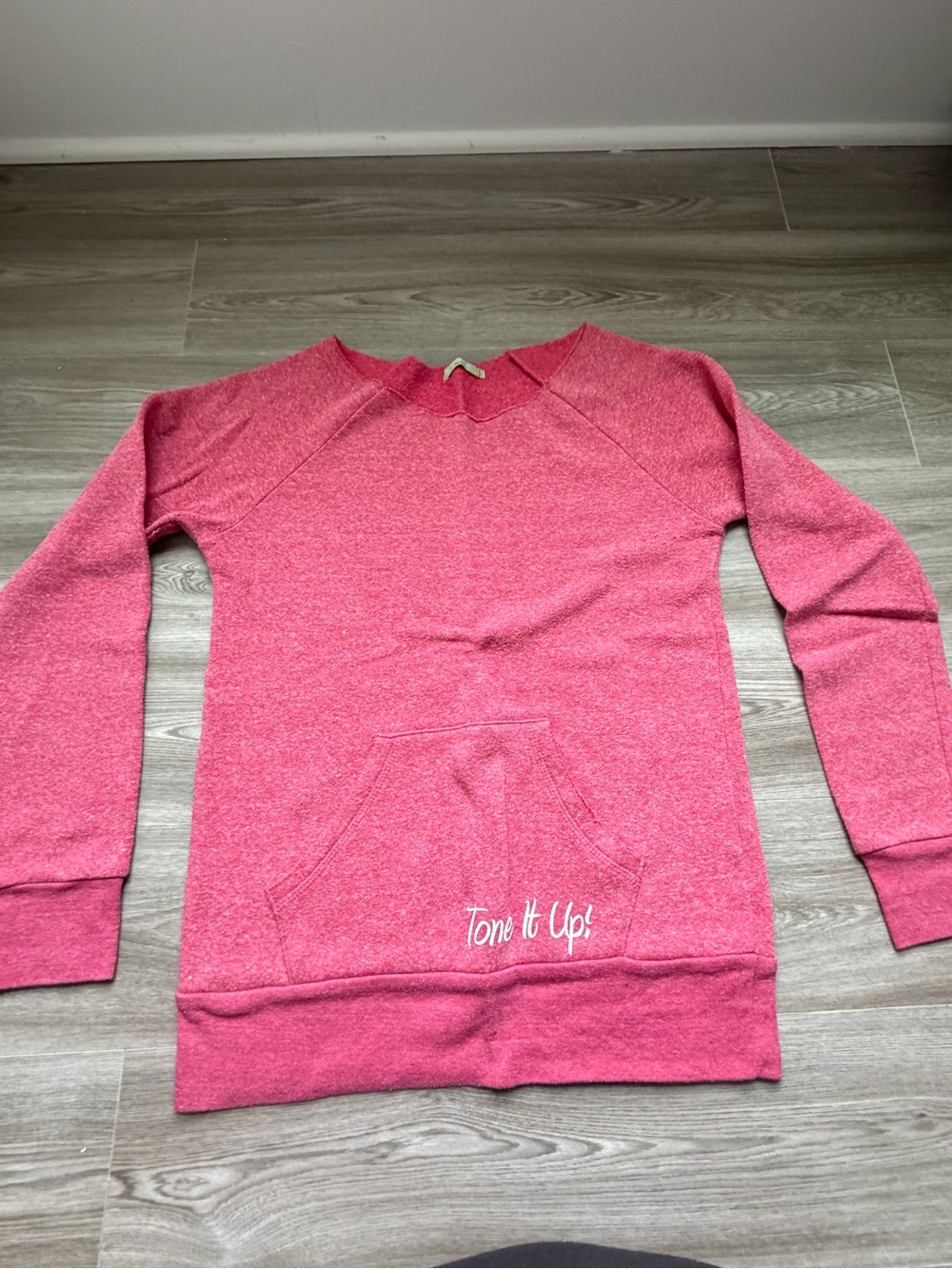 Vintage Tone It Up crewneck Sweatshirt with Kangaroo Pocket